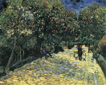 Campo cerrado con campesino 2 Vincent van Gogh Pinturas al óleo